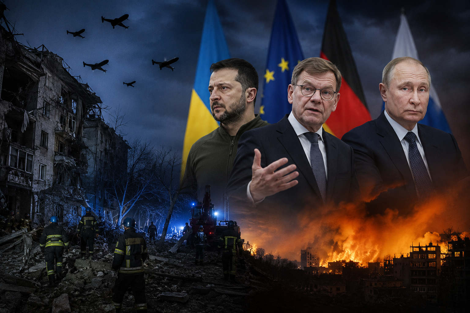 Novi val napada: Tri osobe poginule u ruskim udarima, Berlin ponovno poziva Moskvu na pregovore