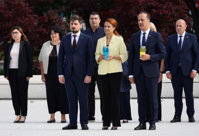 Ukrajinska ministrica obrane zapalila svijeću poginulim Hrvatima