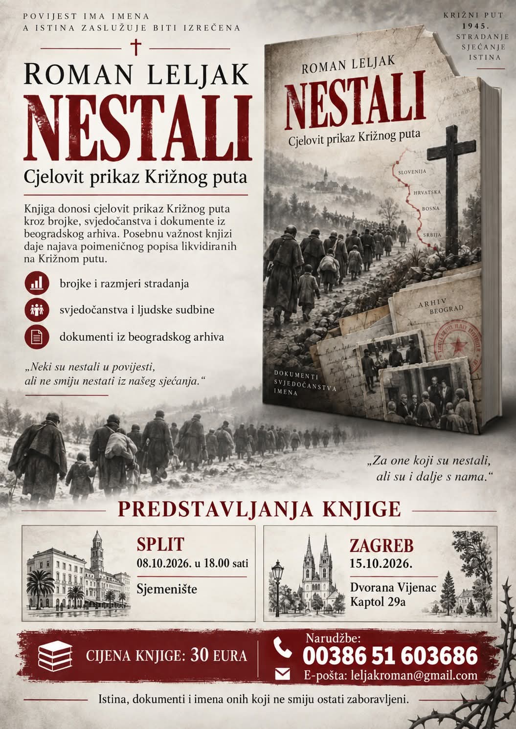 NESTALI – PJESMA I KNJIGA ZA ONE KOJE JOŠ TRAŽIMO