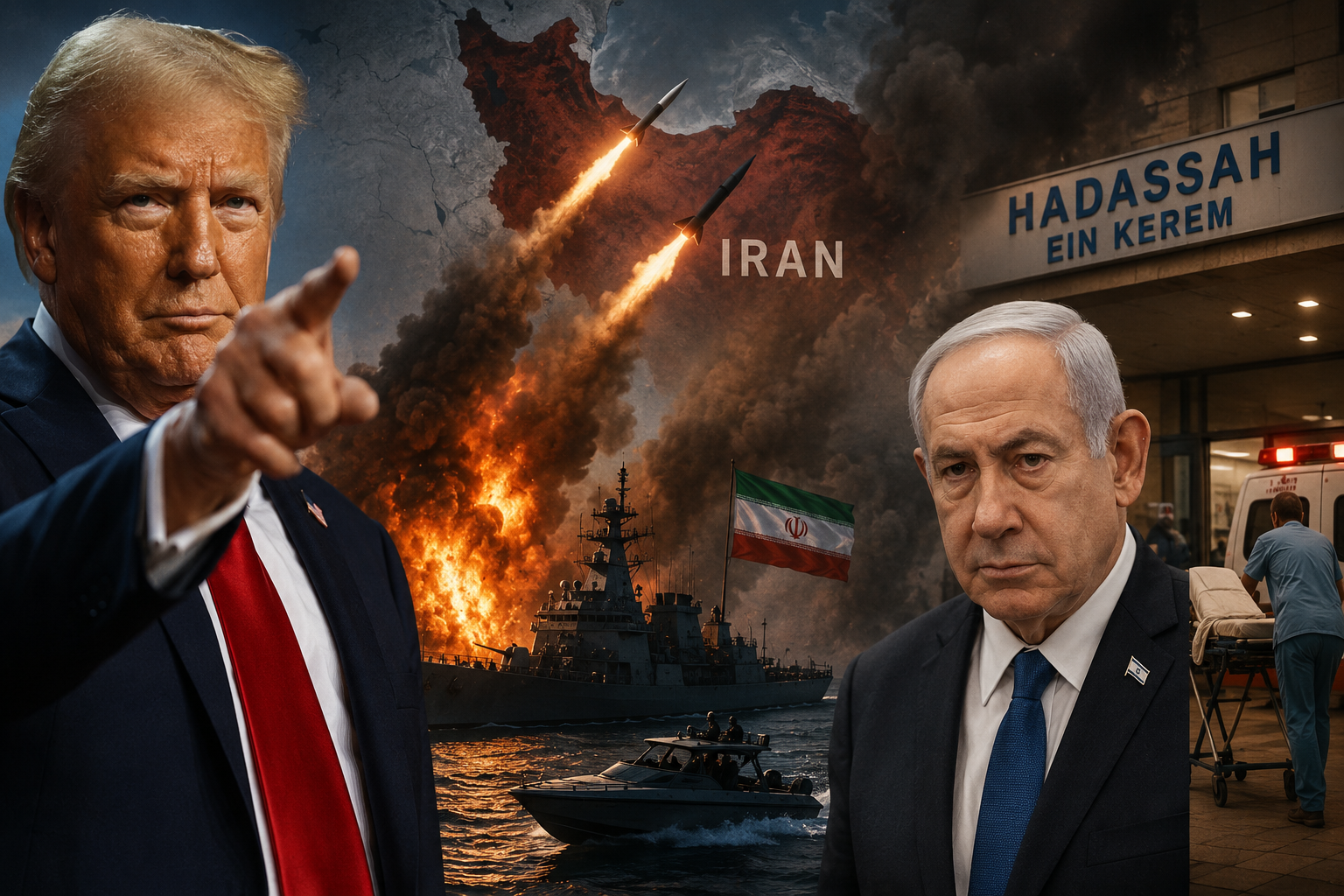 Novi kaos na Bliskom istoku: SAD napao Iran, Netanyahu završio u bolnici