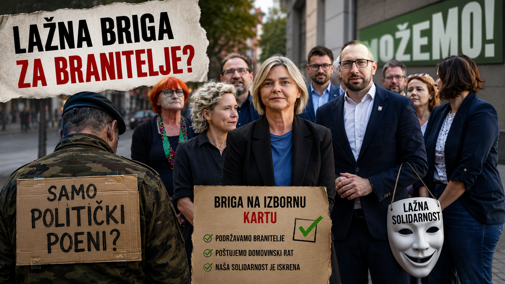 Možemo se sada poziva na branitelje, a godinama su problematizirali Domovinski rat i braniteljske zasluge