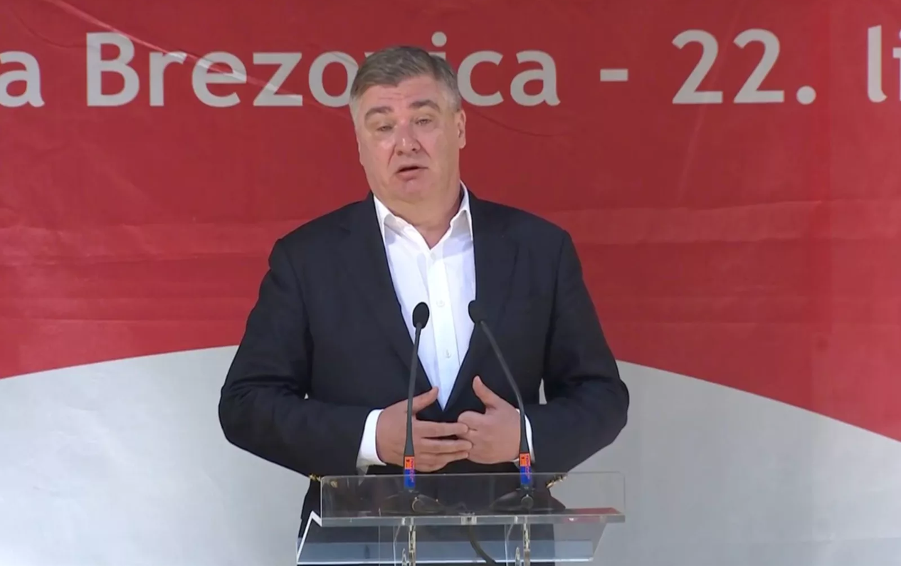 Milanović iznad Sabora RH, ali  sa svojom partizanijom u šumi kod Siska