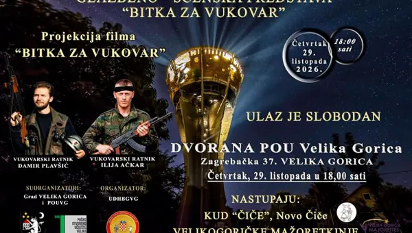 U VELIKOJ GORICI „BITKA ZA VUKOVAR”: svjedočenja vukovarskih ratnika, predstava i projekcija filma