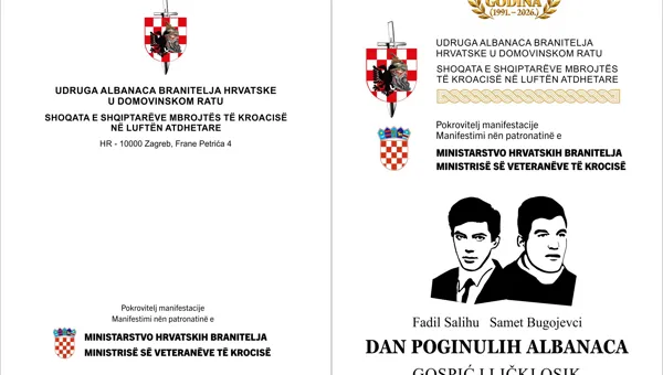 Fadil Salihu i Samet Bugujevci: albanski branitelji poginuli u obrani Gospića
