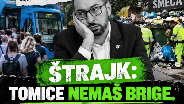'GRAD JE PUN SMEĆA' / Zagrebački HDZ napao Tomaševića, objavio i fotomontažu: 'Tomice, nemaš brige'