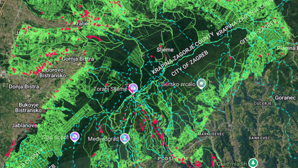 Prizori užasa Satelitske snimke razotkrile nestanak šume na Medvednici
