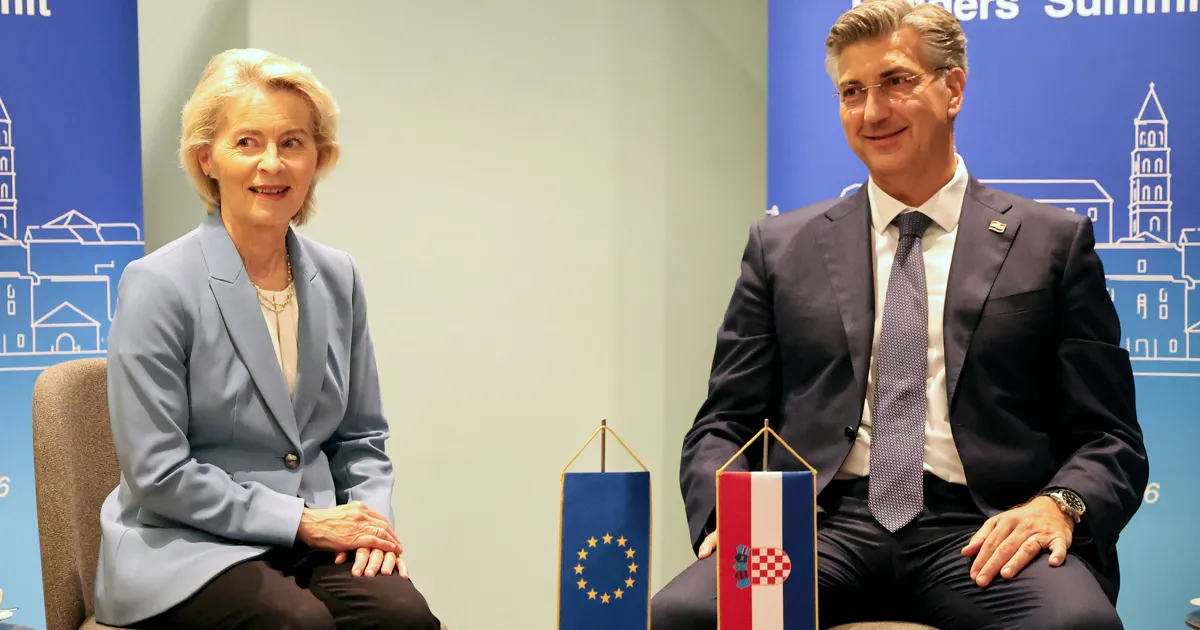 PLENKOVIĆ UGOSTIO VON DER LEYEN U SPLITU: „Dosta je preglasavanja Hrvata u BiH“