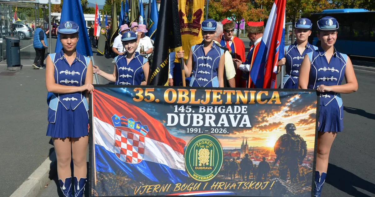 HEROJI ULICE: Veterani 145. brigade Dubrava obilježili 35. obljetnicu ustroja