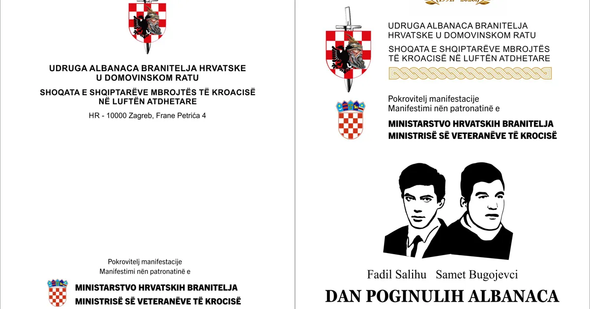 Fadil Salihu i Samet Bugujevci: albanski branitelji poginuli u obrani Gospića