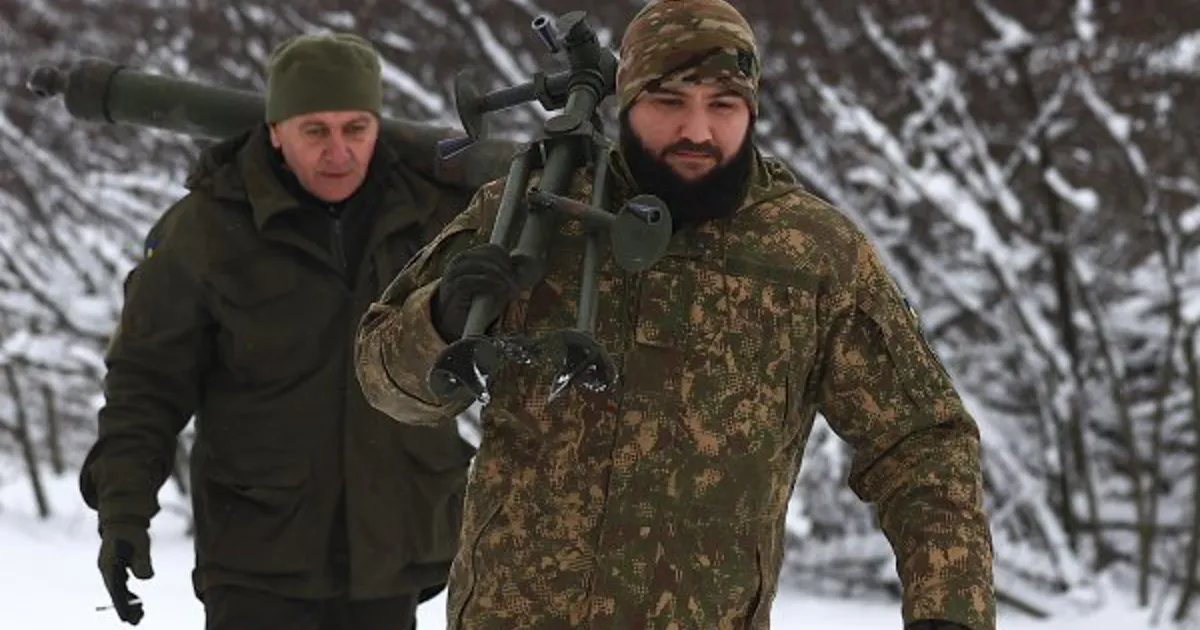 Ukrajinski vojnici na fronti kod Limana